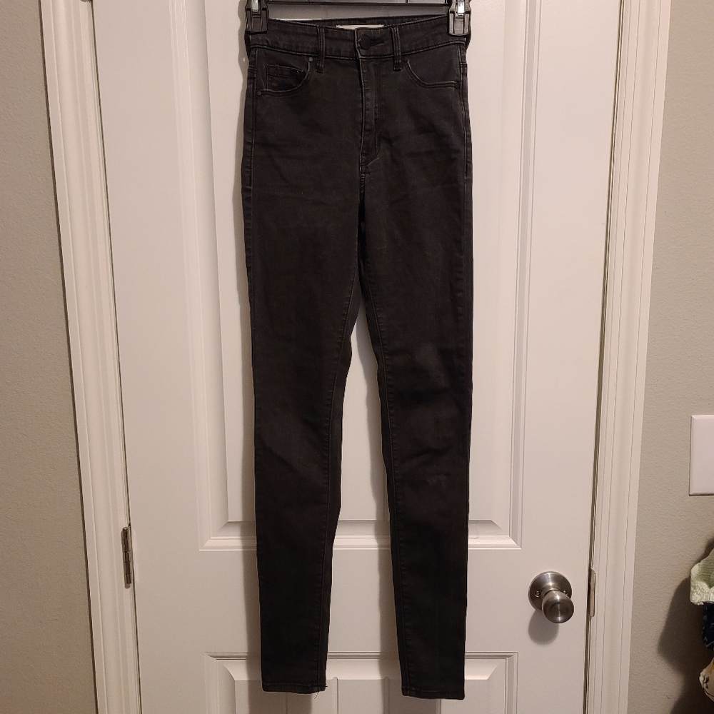 Bullhead Black Skinny Jeans Sz 23 Exc Cond!!